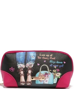 Nikky By Nicole Lee Cosmetic Pouch NK21008L LOVELY FEET